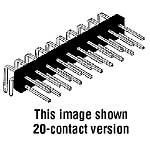 Connector Unshrouded Header 50 Position 2.54mm Solder Right Angle Thru-Hole