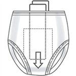 Hartmann 16905 Dignity Absorbent Washable Pant with Built-in Protective Pouch, XL, 48"-56" Hip