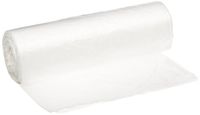 Inteplast Group EC2424N High-Density Can Liner, 24 x 24, 10gal, 5mic, Clear, 50 Per Roll (Case of 20 Rolls)