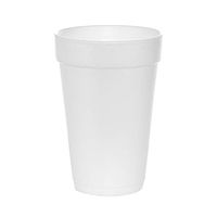 (1000 Count) 16 oz White Foam Cups, Disposable Foam Drink Cups, To Go Coffee Cups, Insulated Foam Cups for Hot/Cold Drinks by Tezzorio