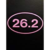 26.2 Marathon Running|2 PACK|Vinyl Decal Sticker|PINK|Cars Trucks Vans SUV Laptops Wall Art|5" X 3"|CGS503