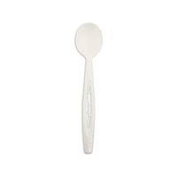 Jaya 100% Compostable 6.5" Heavy Duty Cutlery, Spoon, 500-Count Box
