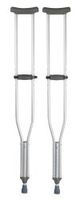 McKesson Aluminum Tall Adult Underarm Crutches 5' 10" to 6 ' 6" User Ht.