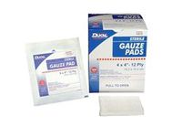 3x3 12-ply Sterile Gauze Pad - 2400 Pads Per Case