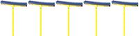Smart Broom 1600YS 16" Multi-Purpose Squeegee Broom Smart Broom 16in Multi-Purpose Squeegee Broom with Telescoping Handle in Blue/Yellow, (Pack of 1) (5-(Pack))