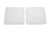 Silipos 15505 Pressure Sensitive Gel Square [Pack of 2] - 4 x 4 in. Silicone Free, Hypoallergenic Adhesive Cushion Strip. Foot Health