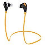 Bluetooth Wireless Headphones - Sweat Proof Earbuds Bluetooth 4.1 Headset with Built-in Microphone, Crystal Clear Sound & Noise Cancellation -Orange- by Arche Tech