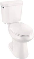Premier Select High Efficiency All-in-One Round Front Comfort Height Toilet with Plastic Seat, 1.28 Gpf
