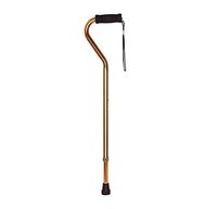 McKesson Offset-Handle Aluminum Cane - Bronze - 1 Each / Each - 13073801