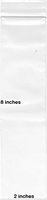 BNY Corner 2 Mil 2x8 Clear Plastic Zip Lock Bags, 2" x 8" Reloc Bag - 100 Counts