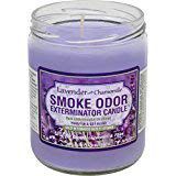 Smoke Odor Exterminator 13 oz Jar Candles Lavender Chamomile, (3)