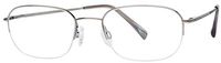 Charmant Eyeglasses TI8176 TI/8176 GR Gray Half Rim Optical Frame 51mm