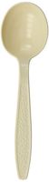 Daxwell Plastic Soup Spoons, Heavy Weight Polystyrene (PS), Champagne, 5.75", A10000969 (Case of 1,000)