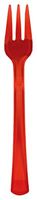 Creative Converting 013419 Plastic Forks, One Size, Red