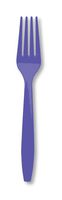 Creative Converting Touch of Color Premium 24 Count Plastic Forks, Purple