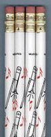 Trombone Pencil Pack of 10