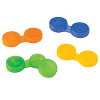 Assorted Flatbed Soaking Lens Cases - Eyecare Accessories - 100 per Pack