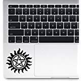 Supernatural Die-cut Vinyl Decal Macbook Laptop Sticker (Black)