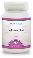 Vitamin D-3 (1000 IU) 100 Softgels per Bottle - 2 Bottles