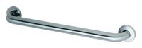 Bobrick 6806x48 304 Stainless Steel Straight Grab Bar with Concealed Mounting Snap Flange, Satin Finish, 1-1/2" Diameter x 48" Length