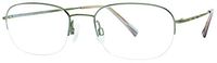 Charmant Eyeglasses TI8176 TI/8176 BR Brown Half Rim Optical Frame 51mm