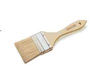GORDON BRUSH TA620 Throwaway Paint/Chip Brush, Natural Bristle, Tin Ferrule and an Un-Lacquered Wood Handle Brush, 2"