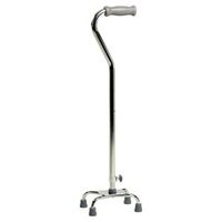 QUAD CANE SM BASE ALUMINUM (EA)