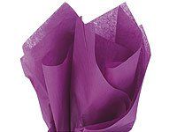 Tissue Paper PLUM ~ FOR CRAFTS & GIFT BAGS
