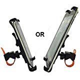 Octo Mount Premium Universal Tablet Mount Holder for Indoor Cycling, Car, Stroller, Golf Cart, Shopping Cart, Camping, Desktop, Gym, Exercise Bike, Elliptical - Any Handlebar Up to 1.41 Inches (BT2)