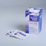 Dukal Gauze Pads - Sterile, 4' x 4' - Model 1412 - Box of 100