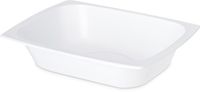 Dinex DXTT1 Side Dish One Compartment, High Heat Plastic, White (Pack of 2000)