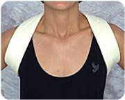 Beige, Xl (30"-39") Clavicle Strap W/Buckles