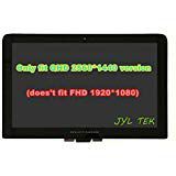 New Replacement 13.3" QHD (2560x1440) LCD Screen IPS LED Display + Touch Digitizer Assembly For HP Spectre x360 13-4116DX 13-4196DX 13-4196MS 13-4193DX 13-4103DX 13-4005DX 13-4102DX 13-4105DX