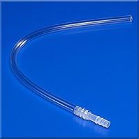 Kendall Uri-Drain - 18" Clear Urinary Extension Tubing And Connector - Box of 24