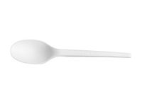 Vegware VW-SP6.5 6.5in compostable CPLA Spoon (Case of 1000)