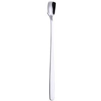 FORESTIME Colorful Spoon Long Handle Spoons Flatware Coffee Drinking Tools Kitchen (silver, one)