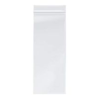 Plymor Zipper Reclosable Plastic Bags, 2 Mil, 4" x 10" (Pack of 200)