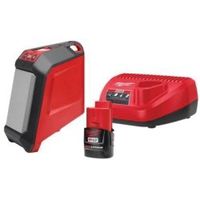 Milwaukee 2592-21 M12 12-Volt Lithium-Ion Cordless Bluetooth Wireless Jobsite Speaker Kit (1) 1.5Ah Battery, Charger