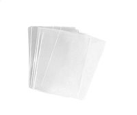 100 PCS Clear Plastic Flat Cello Cellophane Food Bread Treat Gift Packaging Bag Magazine Bags for Snacks Bakery Cookies Candies Mobile Phone (4"x7")
