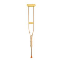 ZYL-YL Rollators Wooden Underarm Crutches Disabled Walking Stick Height Adjustable Walker Non-Slip Walking Stick with Hospital