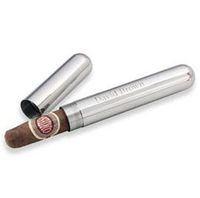 New - TC Mirror Finish Stainless Steel Cigar Tube - VCASE1003