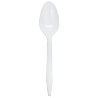 Karat U2043W PS Medium Weight Tea Spoons - White (Case of 1000)