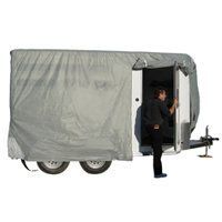 ADCO 46002 SFS Aqua-Shed Bumper-Pull Horse Trailer Cover - 10'1 to 12' by ADCO