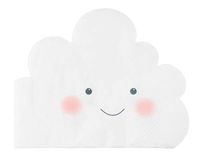 Rainbow Party Supplies, Cloud Napkins (50 Pack)