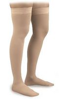 Activa Graduated Therapy Unisex Thigh Highs w/ Uni-Band Top 20-30 mmHg Small Black - H3261