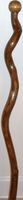 Wooden Cane - This Fritz handle cane was designed by a German count to make cane use by the arthritic sufferer more comfortable. This wooden cane has a weight capacity 250 pounds, height 36-37 inches, solid wood handle and shaft.