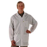 Tech Wear Large Lapel ESD / Anti-Static Lab Coat LEQ-13-L [PRICE is per COAT]