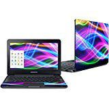 Mightyskins Skin Compatible with Samsung Chromebook 3 11.6" - Light Waves | Protective, Durable, and Unique Vinyl Decal Wrap Cover | Easy to Apply, Remove, and Change Styles | Made in The USA