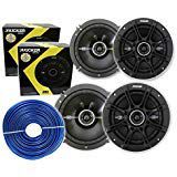 4 Kicker 41DSC654 6.5" 480 Watt 2-Way (2 Pairs) + Free 18 Gauge 50ft Speaker Wire