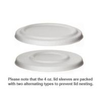 Bulk 4oz Sugarcane Portion Cup, Lid: Eco-Products EP-SPCLID4 (5400 Lids)